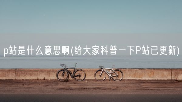 p站是什么意思啊(给大家科普一下P站已更新)(图1) p站是什么意思啊(给大家科普一下P站已更新)(图1)