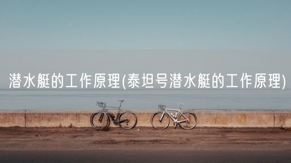 潜水艇的工作原理(泰坦号潜水艇的工作原理)(图1)