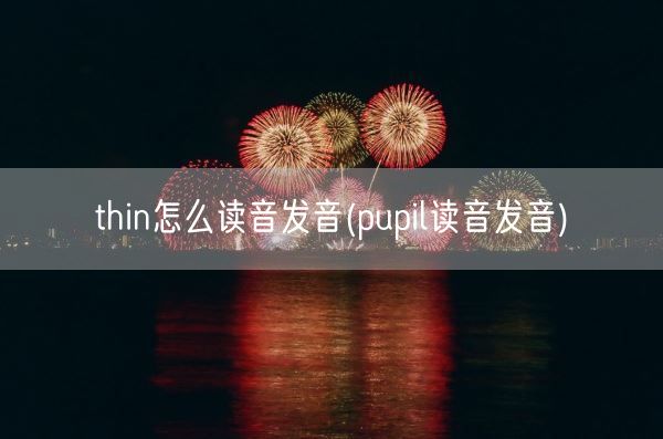 thin怎么读音发音(pupil读音发音)(图1)