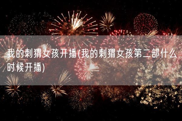 我的刺猬女孩开播(我的刺猬女孩第二部什么时候开播)(图1) 我的刺猬女孩开播(我的刺猬女孩第二部什么时候开播)(图1)