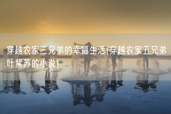 穿越农家三兄弟的幸福生活(穿越农家五兄弟叶紫苏的小说)(图1)
