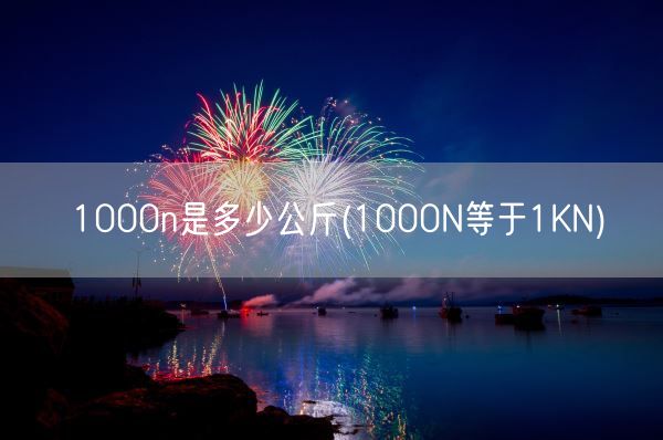 1000n是多少公斤(1000N等于1KN)(图1) 1000n是多少公斤(1000N等于1KN)(图1)