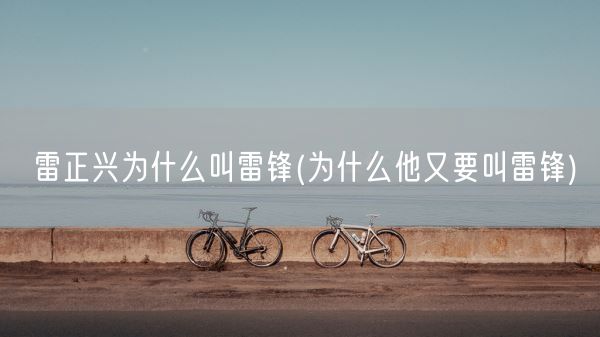 雷正兴为什么叫雷锋(为什么他又要叫雷锋)(图1) 雷正兴为什么叫雷锋(为什么他又要叫雷锋)(图1)