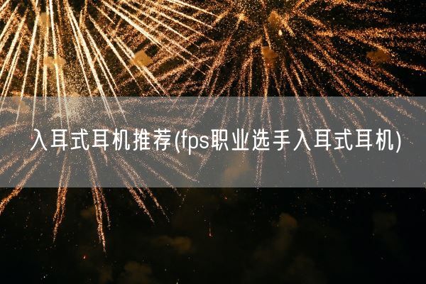 入耳式耳机推荐(fps职业选手入耳式耳机)(图1) 入耳式耳机推荐(fps职业选手入耳式耳机)(图1)