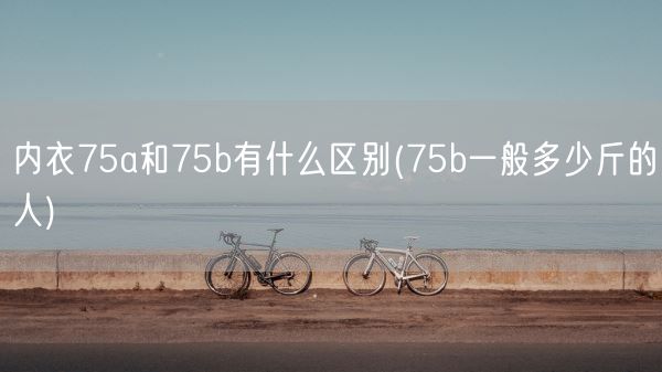 内衣75a和75b有什么区别(75b一般多少斤的人)(图1) 内衣75a和75b有什么区别(75b一般多少斤的人)(图1)