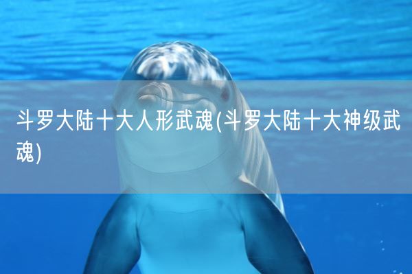 斗罗大陆十大人形武魂(斗罗大陆十大神级武魂)(图1) 斗罗大陆十大人形武魂(斗罗大陆十大神级武魂)(图1)