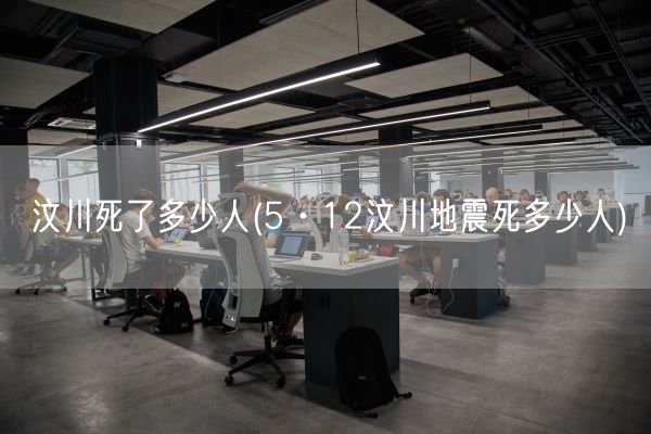 汶川死了多少人(5·12汶川地震死多少人)(图1)