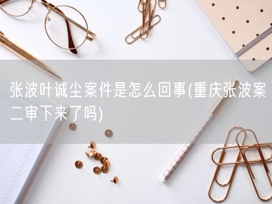 张波叶诚尘案件是怎么回事(重庆张波案二审下来了吗)(图1)