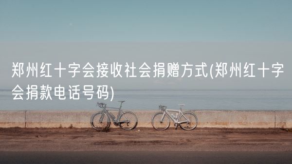 郑州红十字会接收社会捐赠方式(郑州红十字会捐款电话号码)(图1)