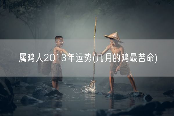 属鸡人2013年运势(几月的鸡最苦命)(图1) 属鸡人2013年运势(几月的鸡最苦命)(图1)