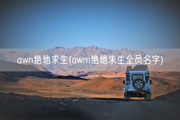 awn绝地求生(awm绝地求生全员名字)(图1) awn绝地求生(awm绝地求生全员名字)(图1)