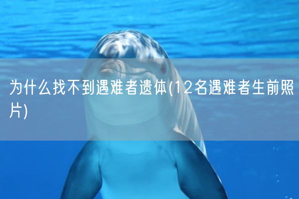 为什么找不到遇难者遗体(12名遇难者生前照片)(图1) 为什么找不到遇难者遗体(12名遇难者生前照片)(图1)