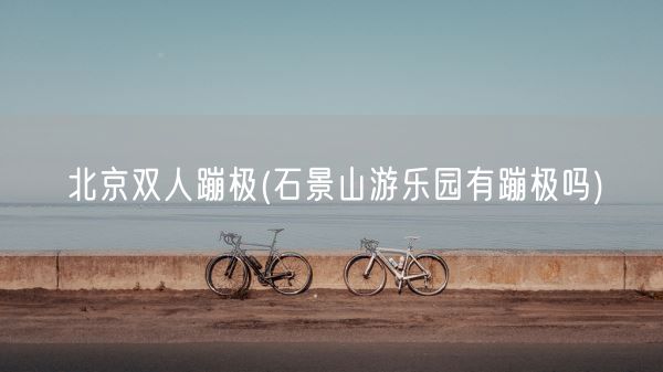 北京双人蹦极(石景山游乐园有蹦极吗)(图1)