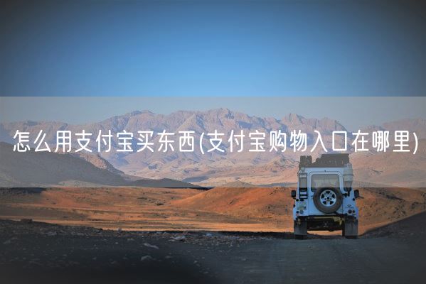 怎么用支付宝买东西(支付宝购物入口在哪里)(图1) 怎么用支付宝买东西(支付宝购物入口在哪里)(图1)