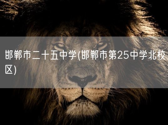 邯郸市二十五中学(邯郸市第25中学北校区)(图1) 邯郸市二十五中学(邯郸市第25中学北校区)(图1)