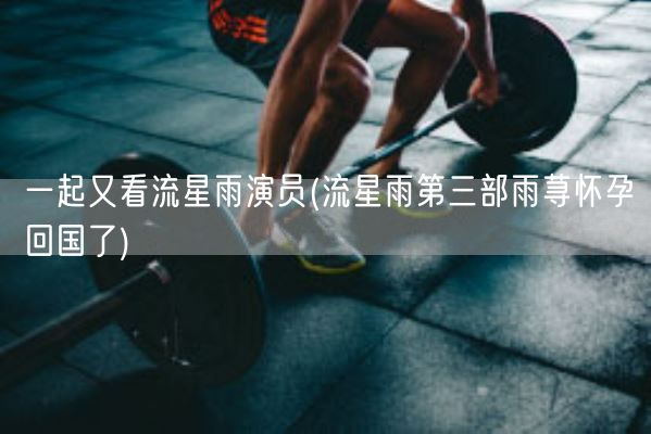 一起又看流星雨演员(流星雨第三部雨荨怀孕回国了)(图1) 一起又看流星雨演员(流星雨第三部雨荨怀孕回国了)(图1)