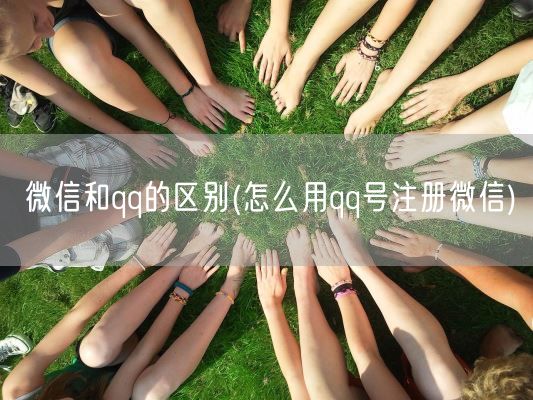 微信和qq的区别(怎么用qq号注册微信)(图1)