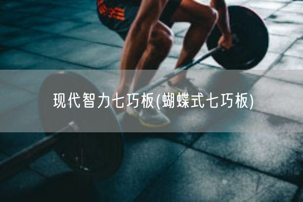 现代智力七巧板(蝴蝶式七巧板)(图1)