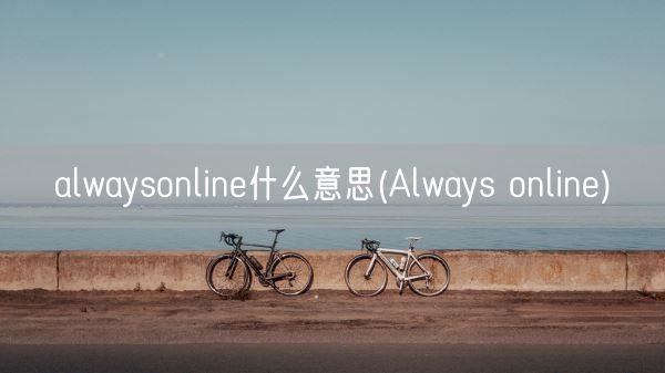 alwaysonline什么意思(Always online)(图1) alwaysonline什么意思(Always online)(图1)