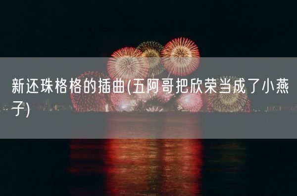 新还珠格格的插曲(五阿哥把欣荣当成了小燕子)(图1)