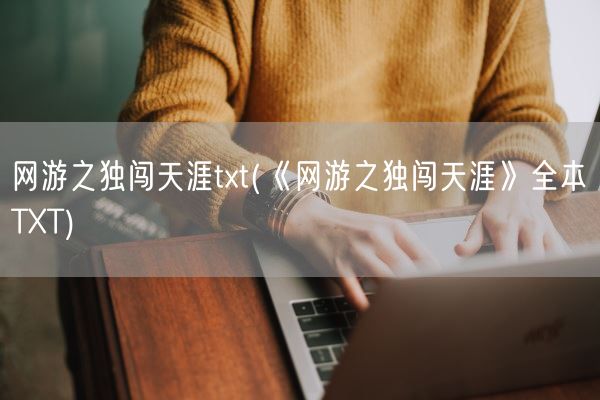 网游之独闯天涯txt(《网游之独闯天涯》全本TXT)(图1)
