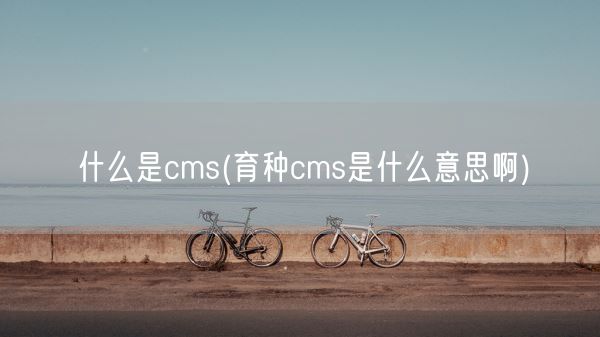 什么是cms(育种cms是什么意思啊)(图1)