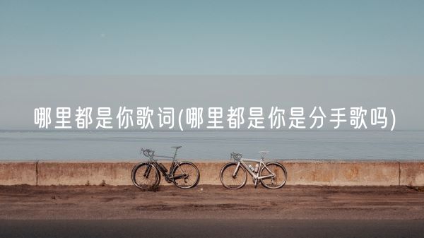 哪里都是你歌词(哪里都是你是分手歌吗)(图1)