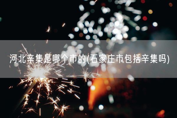 河北辛集是哪个市的(石家庄市包括辛集吗)(图1) 河北辛集是哪个市的(石家庄市包括辛集吗)(图1)