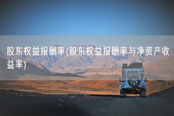 股东权益报酬率(股东权益报酬率与净资产收益率)(图1) 股东权益报酬率(股东权益报酬率与净资产收益率)(图1)