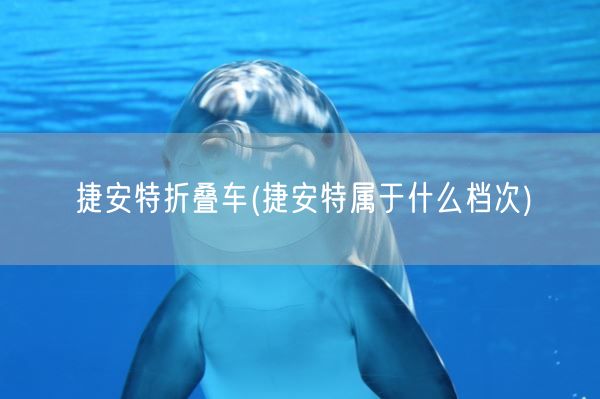 捷安特折叠车(捷安特属于什么档次)(图1)