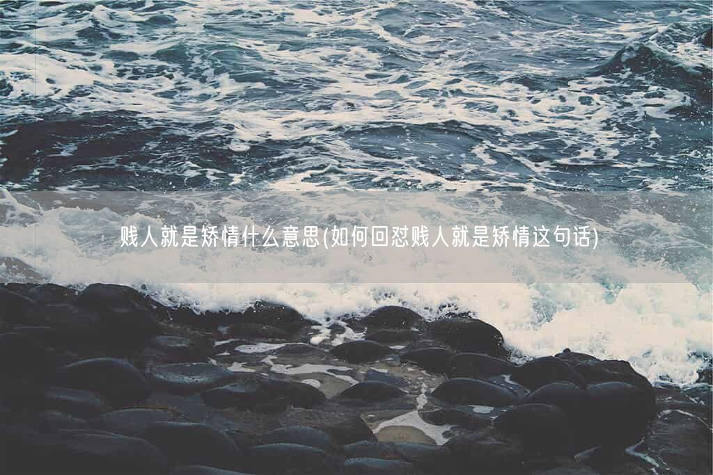 **就是矫情什么意思(如何回怼**就是矫情这句话)(图1) **就是矫情什么意思(如何回怼**就是矫情这句话)(图1)
