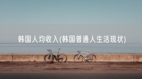 韩国人均收入(韩国普通人生活现状)(图1) 韩国人均收入(韩国普通人生活现状)(图1)