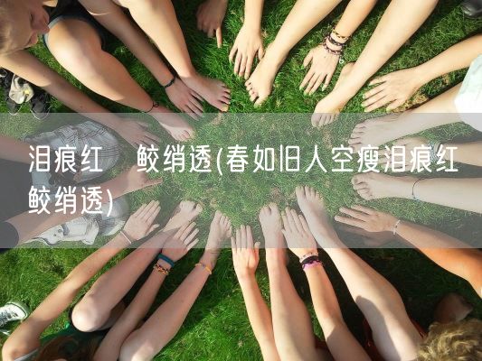 泪痕红浥鲛绡透(春如旧人空瘦泪痕红浥鲛绡透)(图1)