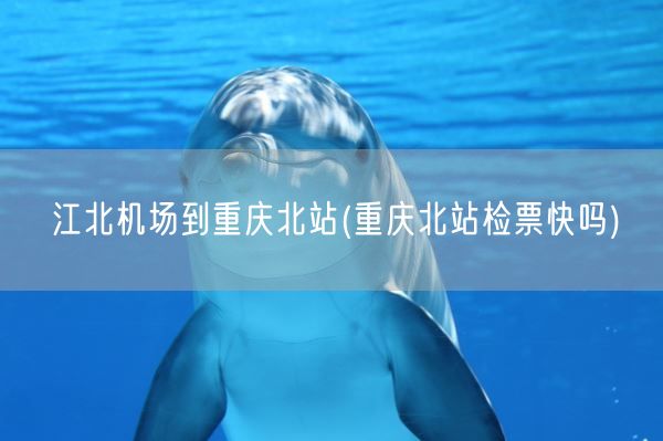 江北机场到重庆北站(重庆北站检票快吗)(图1) 江北机场到重庆北站(重庆北站检票快吗)(图1)