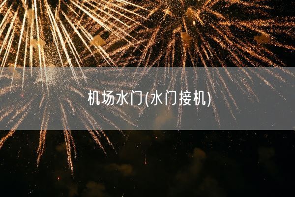 机场水门(水门接机)(图1)