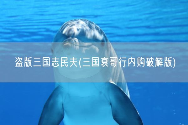 盗版三国志民夫(三国衰哥行内购破解版)(图1) 盗版三国志民夫(三国衰哥行内购破解版)(图1)