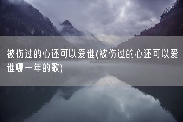 被伤过的心还可以爱谁(被伤过的心还可以爱谁哪一年的歌)(图1)