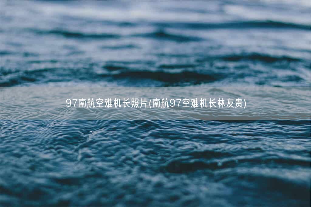 97南航空难机长照片(南航97空难机长林友贵)(图1)