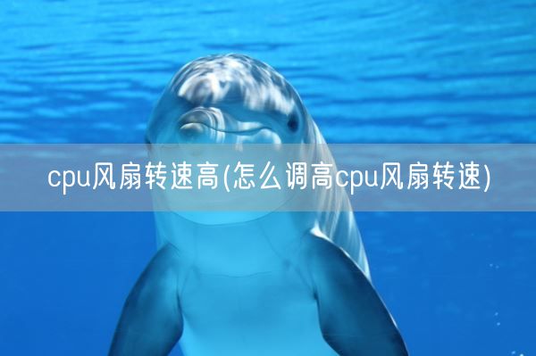 cpu风扇转速高(怎么调高cpu风扇转速)(图1)