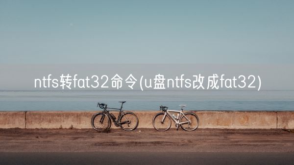 ntfs转fat32命令(u盘ntfs改成fat32)(图1)