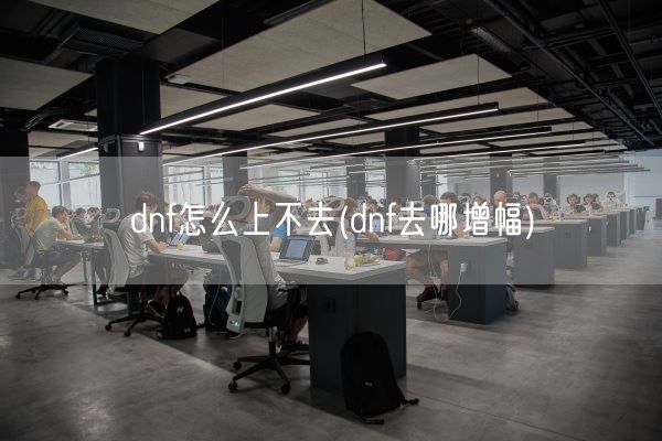 dnf怎么上不去(dnf去哪增幅)(图1)