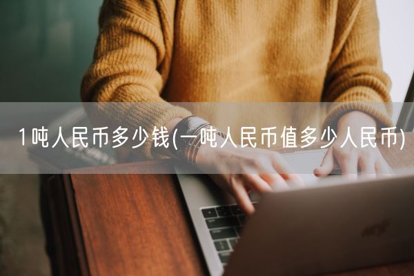 1吨人民币多少钱(一吨人民币值多少人民币)(图1)