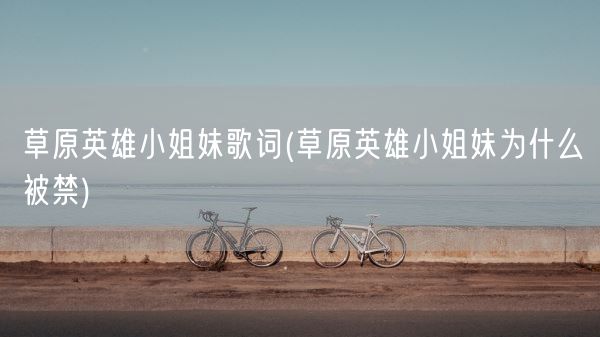 草原英雄小姐妹歌词(草原英雄小姐妹为什么被禁)(图1)