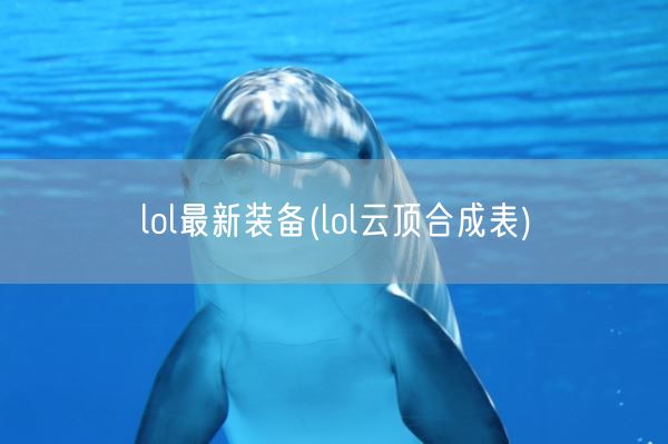 lol最新装备(lol云顶合成表)(图1)