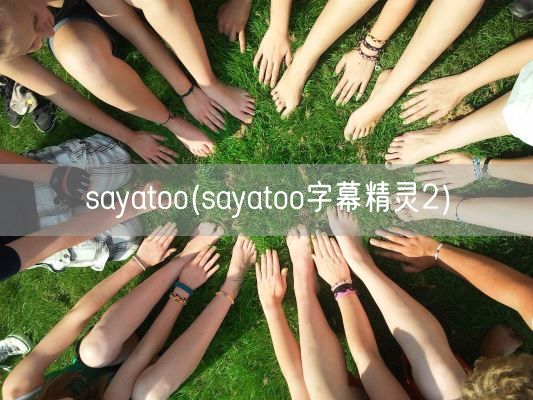 sayatoo(sayatoo字幕精灵2)(图1) sayatoo(sayatoo字幕精灵2)(图1)