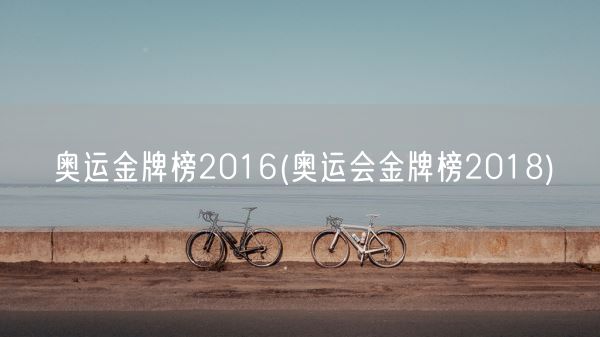 奥运金牌榜2016(奥运会金牌榜2018)(图1)