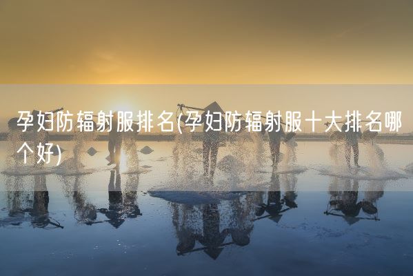 孕妇防辐射服排名(孕妇防辐射服十大排名哪个好)(图1)